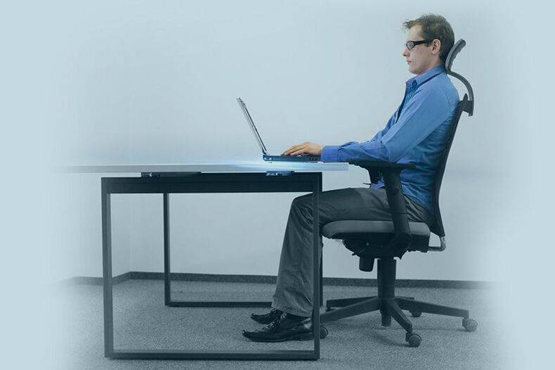 ergonomische stoel voor osteochondrose